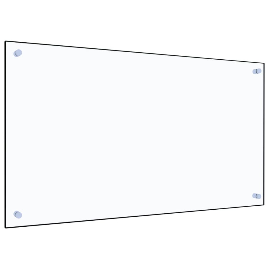 Protector contra salpicaduras cocina vidrio templado 90x50