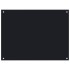 Protección salpicaduras cocina vidrio templado negro 80x60