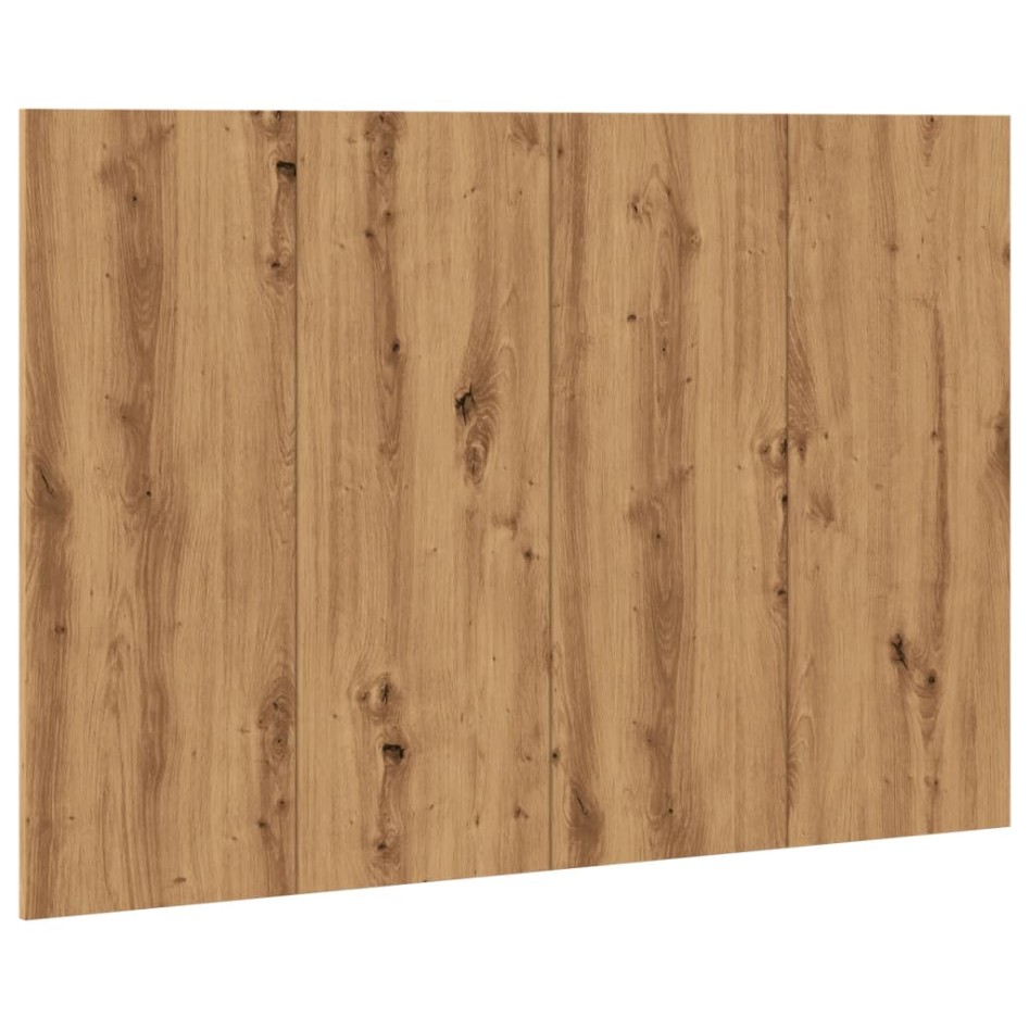 Cabecero de cama madera ingeniería roble artisan 120x1,5x80