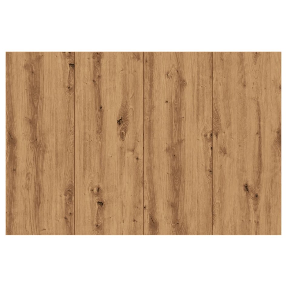 Cabecero de cama madera ingeniería roble artisan 120x1,5x80