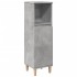 Armario de baño madera contrachapada gris hormigón 30x30x100