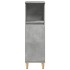 Armario de baño madera contrachapada gris hormigón 30x30x100
