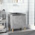 Mueble de lavabo madera contrachapada gris hormigón