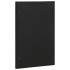 Espejo de baño madera de ingeniería y latón negro 50x70x2,5