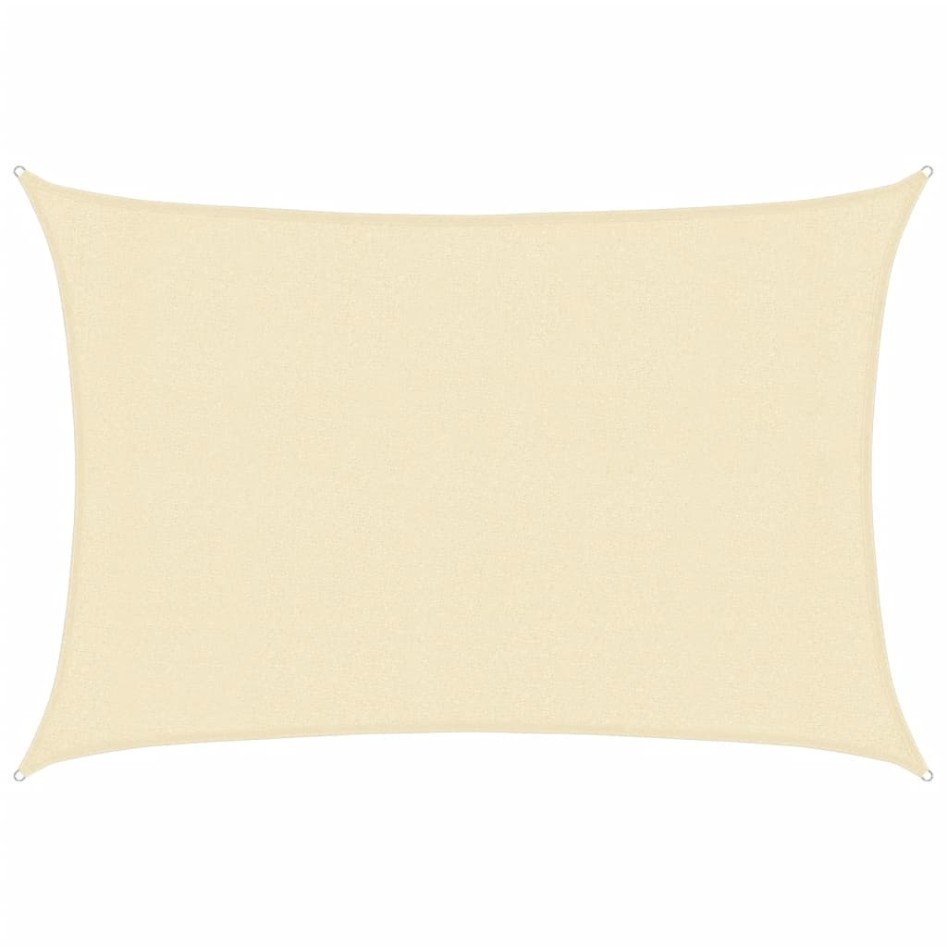 Toldo de vela crema HDPE 160 g/m² 3x4