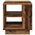 Mesa de centro madera ingeniería madera envejecida 40x40x43