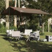 Lona de camping impermeable marrón 306x306 cm