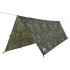 Lona de camping impermeable camuflaje 406x306