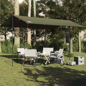 Lona de camping impermeable verde oliva 506x306