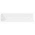 Estante de pared 2 uds madera ingeniería blanco 75x16,5x16,5