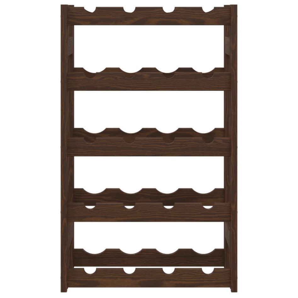 Botellero para 20 botellas madera maciza de pino