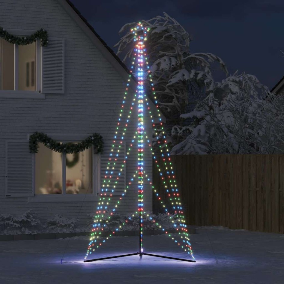 Árbol de Navidad LED 615 LEDs de colores 404,5