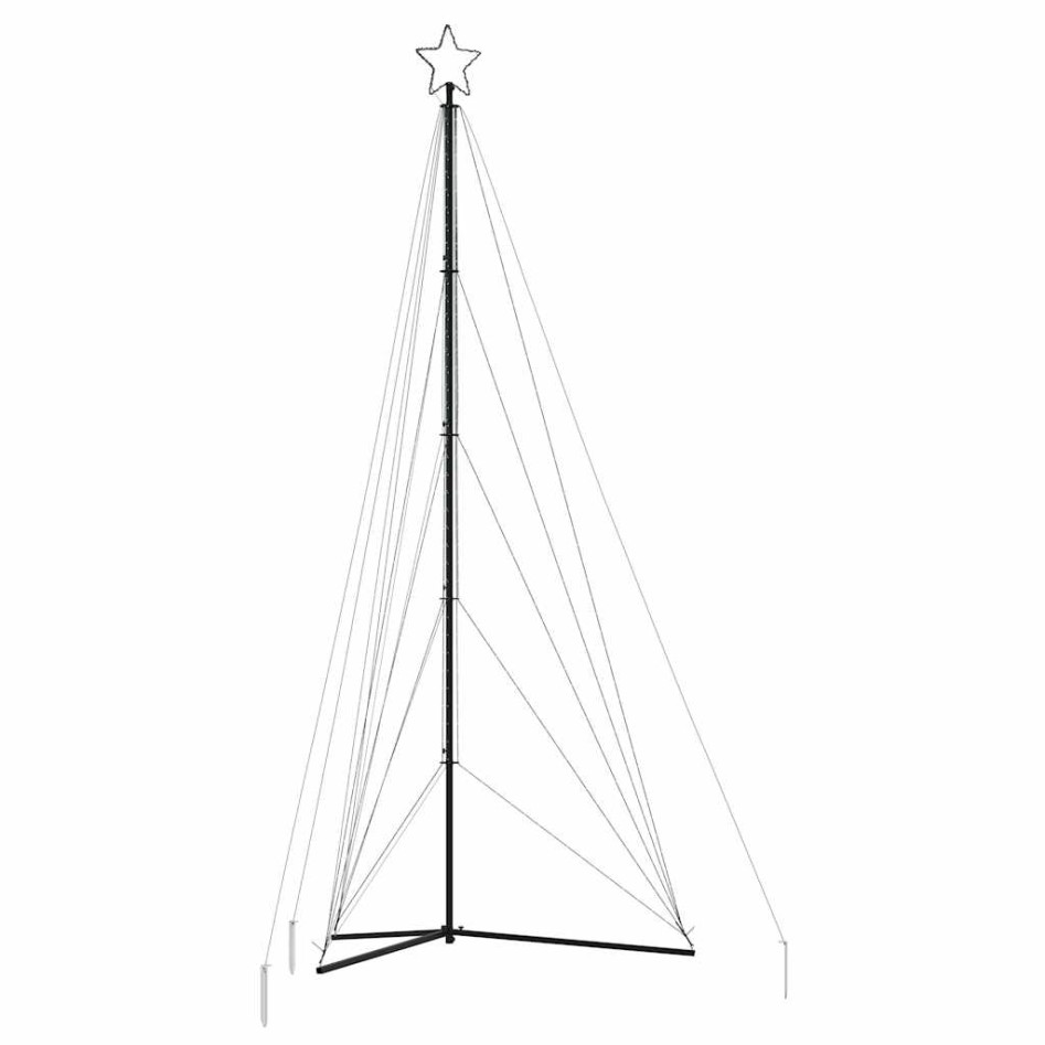 Árbol de Navidad LED 615 LEDs de colores 404,5