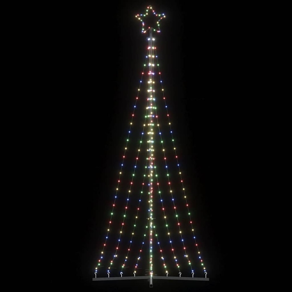 Árbol de Navidad LED 447 LEDs de colores 249