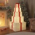 Caja de Regalo Decoración Navideña 250 LEDs blanco