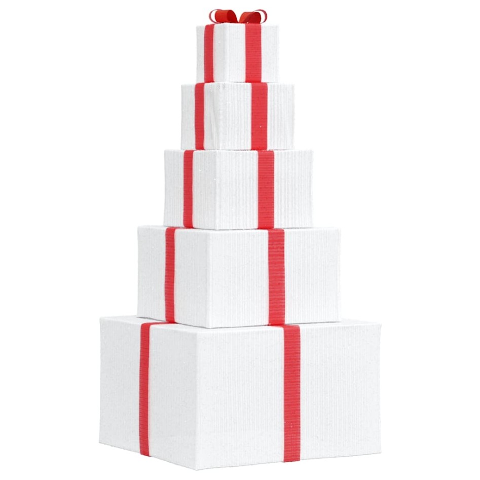 Caja de Regalo Decoración Navideña 250 LEDs blanco