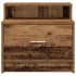 Mesilla de noche con cajón madera vieja 51x31x47