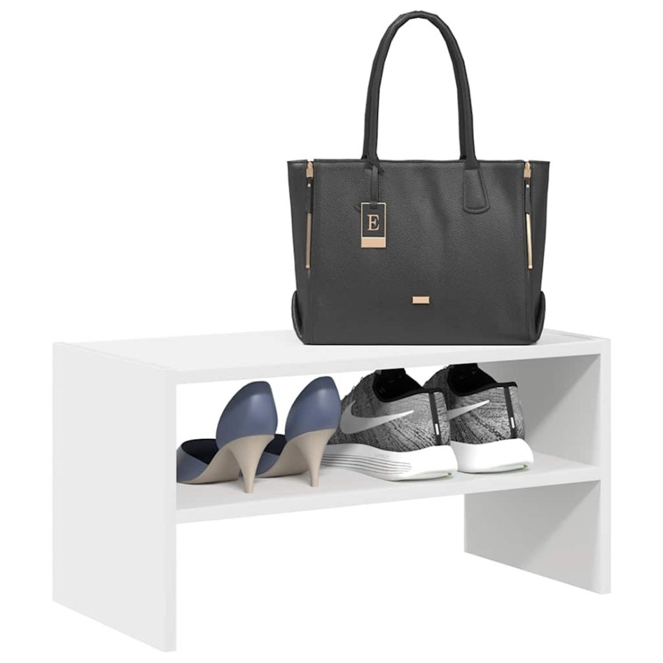 Zapatero apilable blanco 60x30x30,5