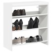 Mueble zapatero madera contrachapada blanco 60x25x62 cm