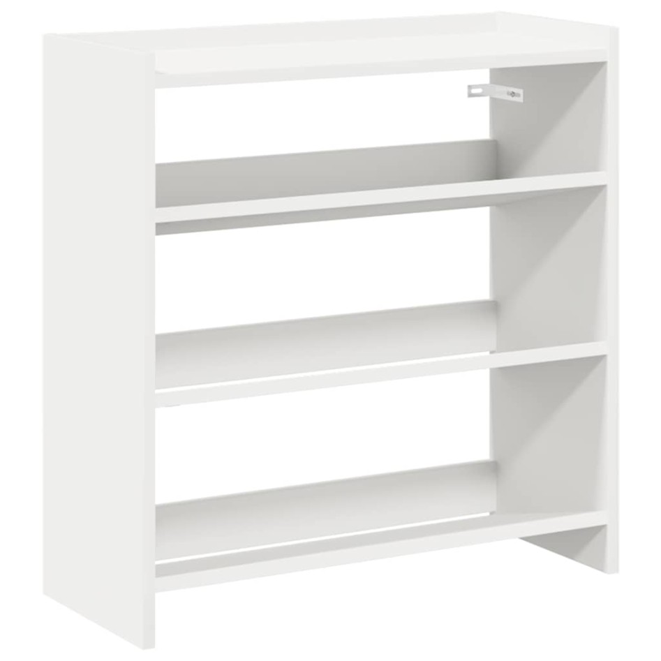 Mueble zapatero madera contrachapada blanco 60x25x62
