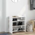 Mueble zapatero madera contrachapada blanco 60x25x62