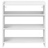 Mueble zapatero madera contrachapada blanco 60x25x62