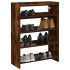 Zapatero madera contrachapada roble ahumado60x25x62