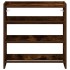 Zapatero madera contrachapada roble ahumado60x25x62