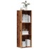 Estantería madera de ingeniería envejecida 36x30x114