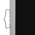 Toldo lateral retráctil de jardín negro 60x300