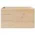 Caja de madera con asas madera maciza pino 40x30x23