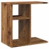 Mesa auxiliar de madera contrachapada envejecida 50x30x50