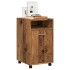 Armario ruedas madera contrachapada envejecida 33x38x60