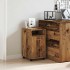 Armario ruedas madera contrachapada envejecida 33x38x60