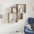 Estante de pared madera ingeniería roble artisian 80x15x78,5