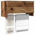 Armario de madera contrachapada envejecida 70x32,5x35