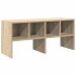 Zapatero apilable roble sonoma 89,5x30x40