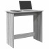 Escritorio de madera contrachapada gris Sonoma 80x40x75