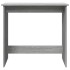 Escritorio de madera contrachapada gris Sonoma 80x40x75
