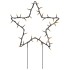 Estrella de luz decorativa Navidad con estacas 50 LED 29