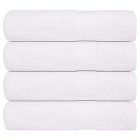 Toallas de Baño 4 uds blanco 100x150 cm 360 g/m² 100%