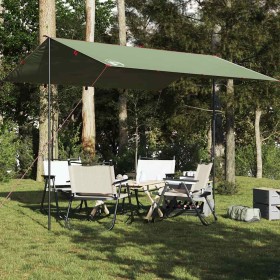 Lona de camping impermeable verde 360x294