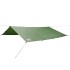 Lona de camping impermeable verde 360x294