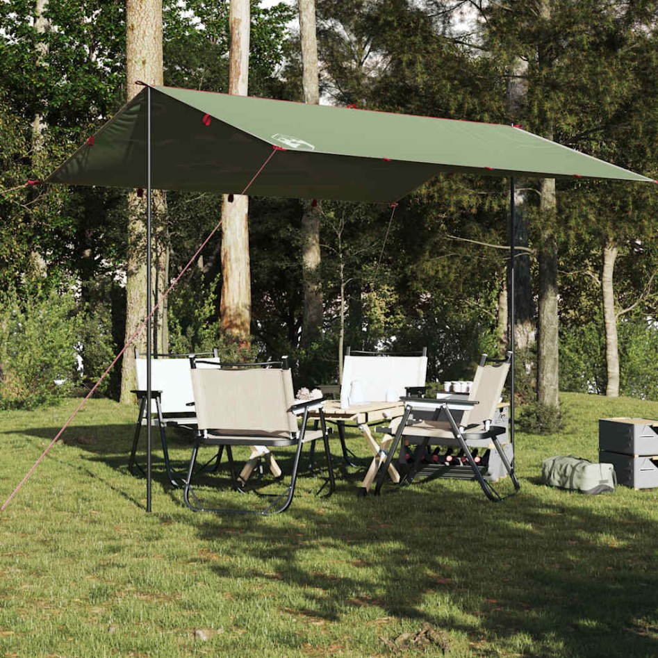 Lona de camping impermeable verde 360x294