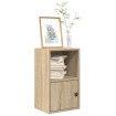 Estantería de madera de ingeniería roble sonoma 31x24x52 cm