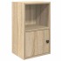 Estantería de madera de ingeniería roble sonoma 31x24x52
