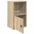 Estantería de madera de ingeniería roble sonoma 31x24x52