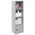 Estantería madera de ingeniería gris sonoma 31x24x102