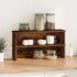 Estantes de cocina apilables 2 uds roble ahumado 60x15x16