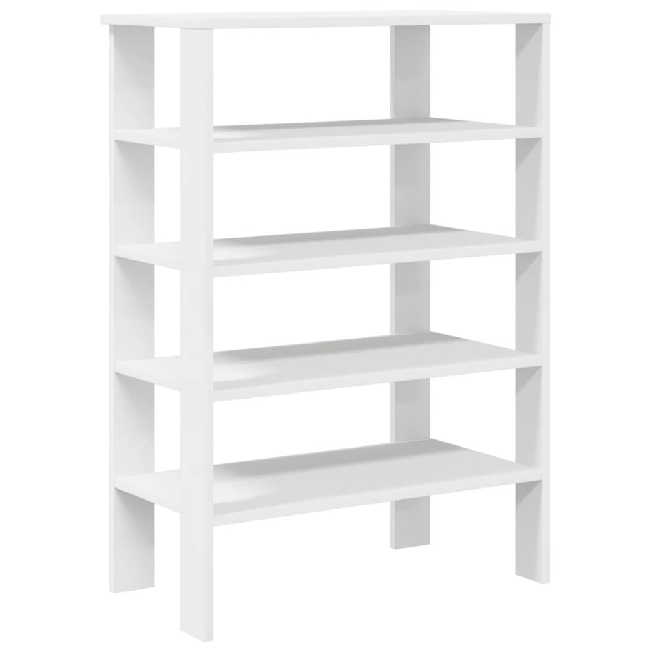 Mueble zapatero madera contrachapada blanco 61x32x87,5